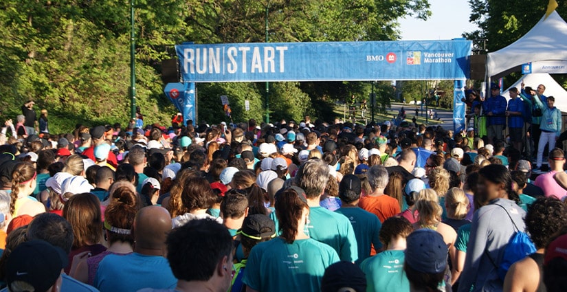 BMO Marathon Start Line