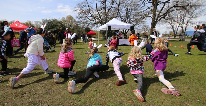 Big Easter Run Kids Warmup
