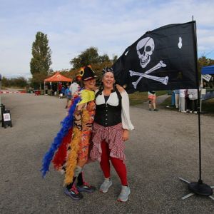 Big Pirate Run Participants in Costume