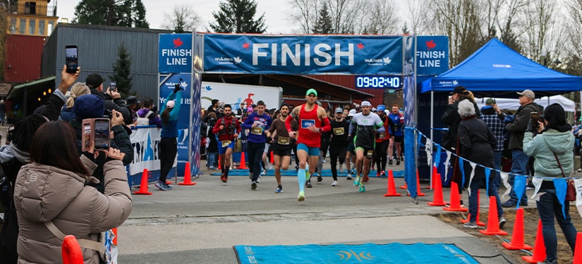 Fort Langley Historic Half Finish Line