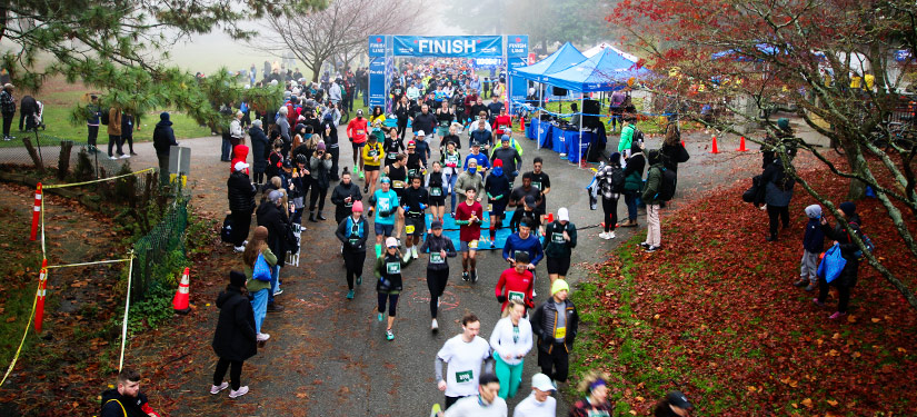 Vancouver Historic Half Finish Line