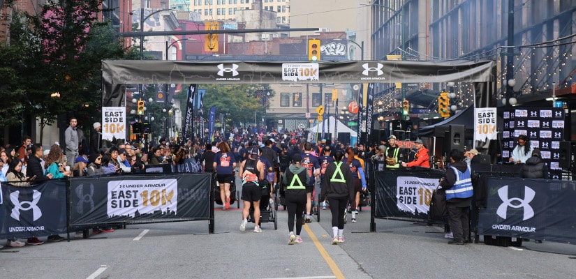 Under Armour Eastside 10K in Gastown